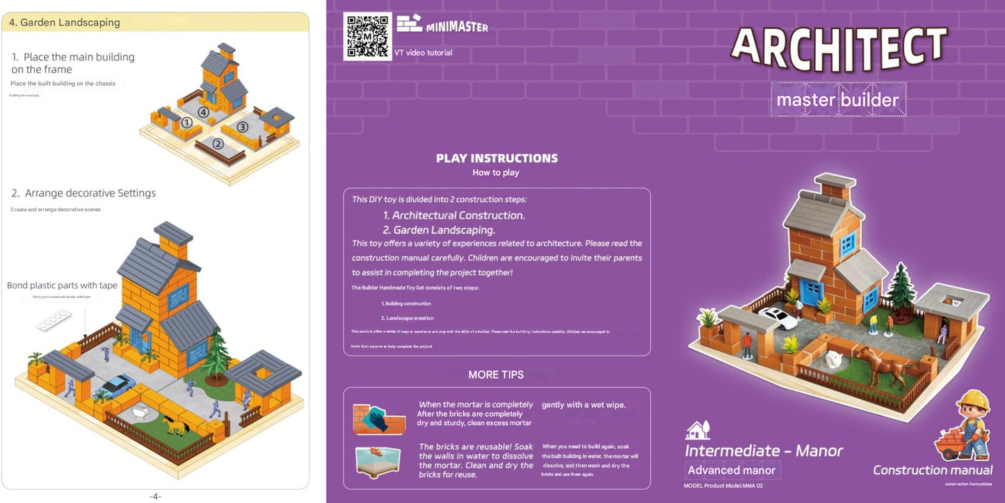 Children's Puzzle Toys Luxury Villa Vacation Gift Box