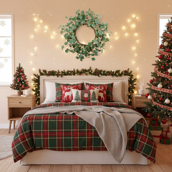 Christmas Eucalyptus Wreath Green Door Wreath Fake Leaf Garland Wedding Home Frontdoor Decor FBA Shipment