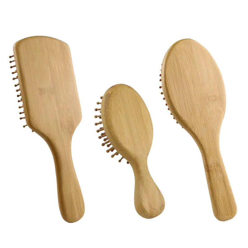 Eco-Friendly Bamboo Airbag Comb for Household Use