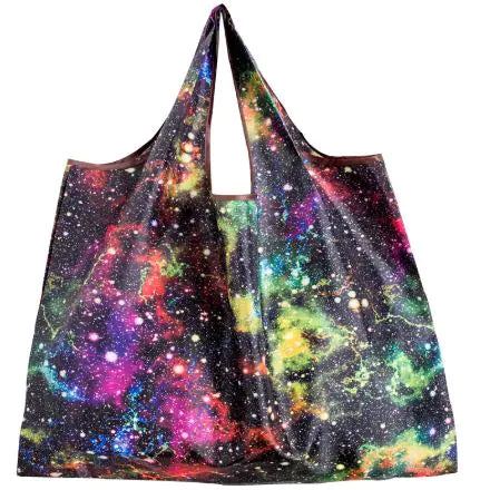 Eco-Friendly Reusable Collapsible Grocery Shopping Bag - Large Capacity Tote for Ladies