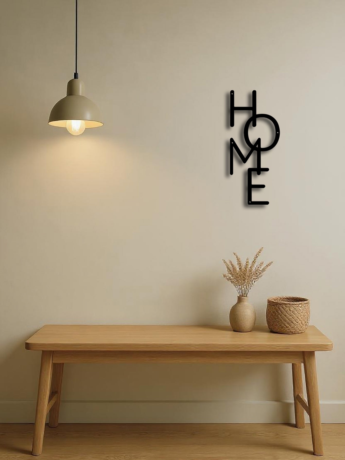 Metal Wall Decor HOME Letter Wall Sign Unique Design For Bedroom Decor&Gifts