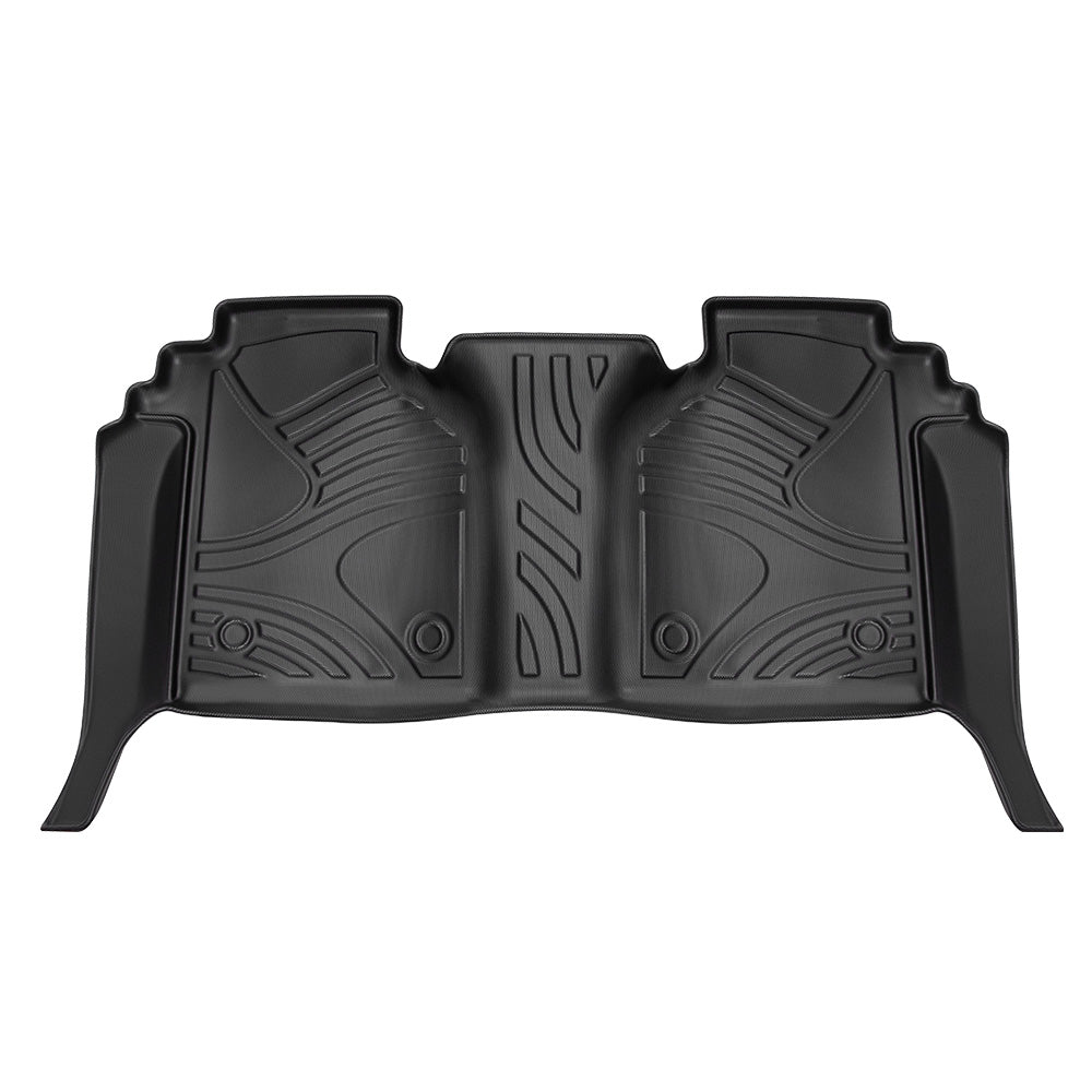 MKR Floor Mats All Weather Floor Mats For Chevrolet SILVERADO 2019-2025 TPE Eco-Friendly Materials