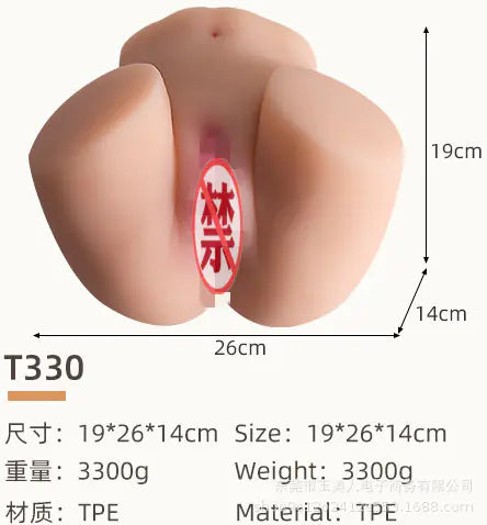 Wholesale Male Masturbator with Double Hole Design