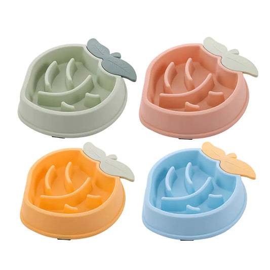 Pineapple Slow Food Bowl for Dogs - Food Grade Plastic