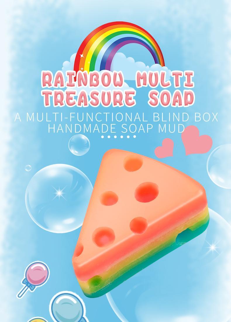 Rainbow Clay Cake, Safe And Non-toxic Materials, Suitable For Children And Teenagers, Children's Early Education Toys, Cognitive Training Toys