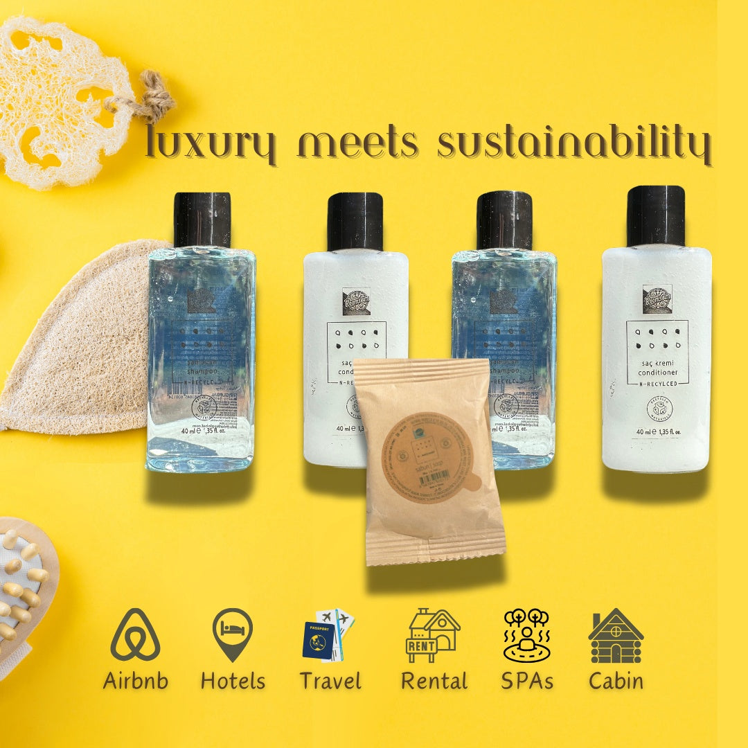 Roomsium NRecycled Turkish Bath Retreat 125 Piece Eco Luxury Amenities Set