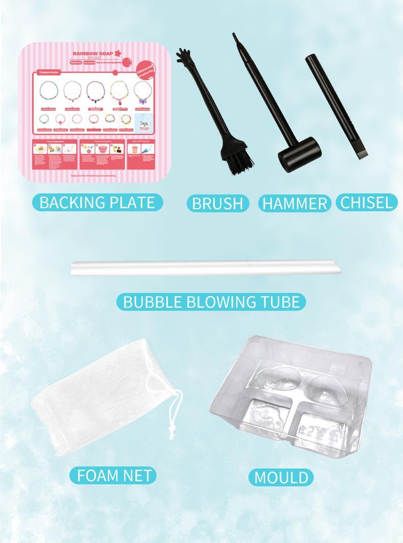 Rainbow Clay Cake, Safe And Non-toxic Materials, Suitable For Children And Teenagers, Children's Early Education Toys, Cognitive Training Toys