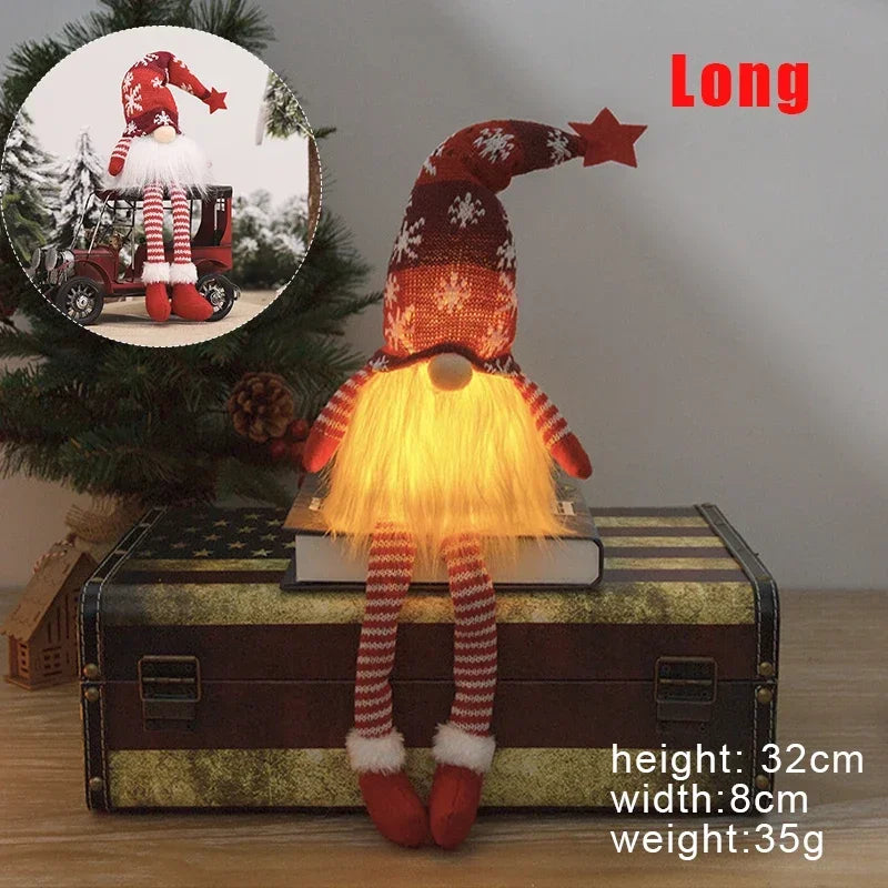 Enchanting LED Gnome Plush Ornaments™