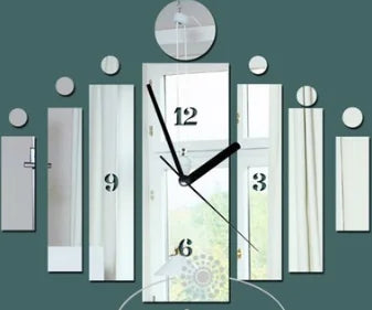 New Mirror Wall Clock - Stylish DIY Design