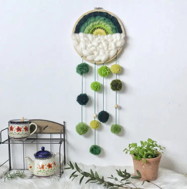 Fabric Handmade Dream Catcher Nordic Decoration