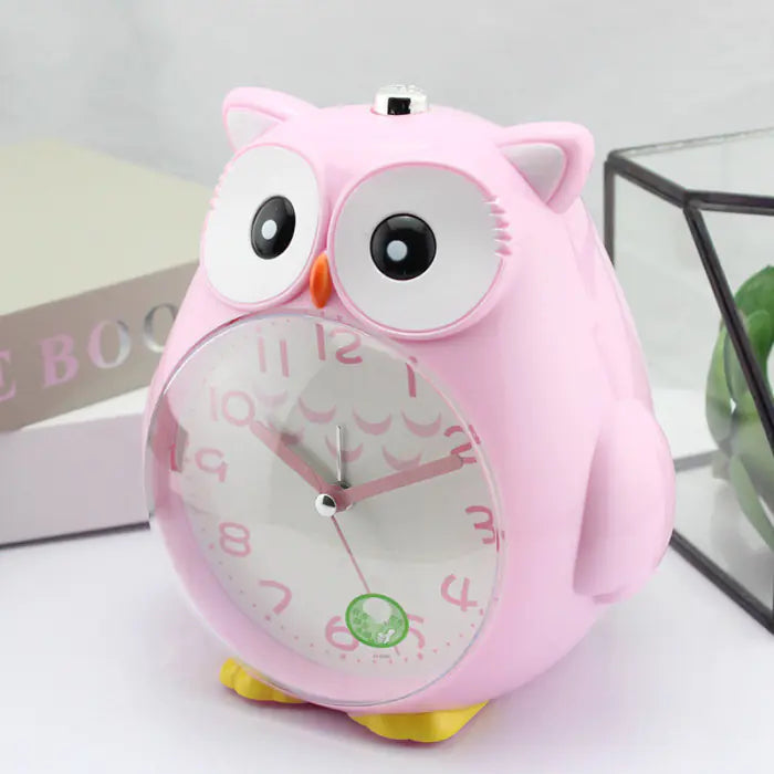 Creative Silent Alarm Clock for Kids with Night Light