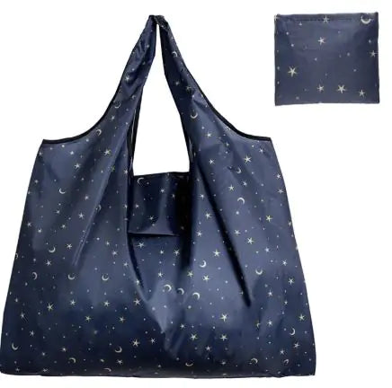 Eco-Friendly Reusable Collapsible Grocery Shopping Bag - Large Capacity Tote for Ladies