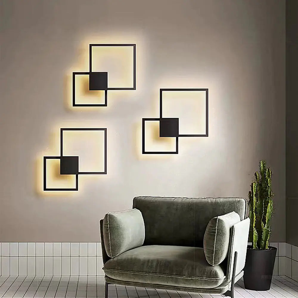 Modern LED Wall Light with Acrylic Design for Rooms