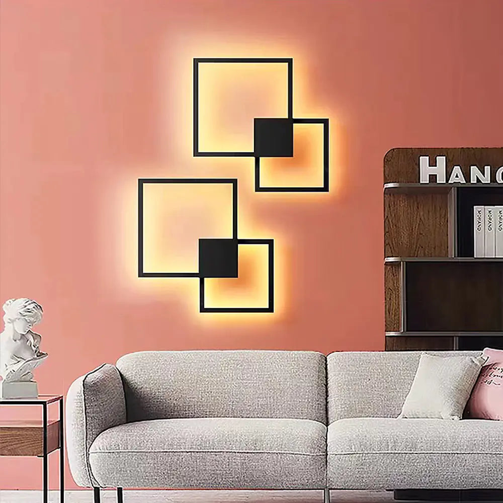 Modern LED Wall Light with Acrylic Design for Rooms