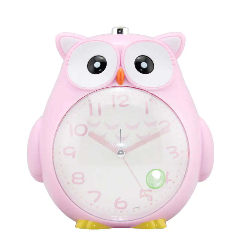 Creative Silent Alarm Clock for Kids with Night Light