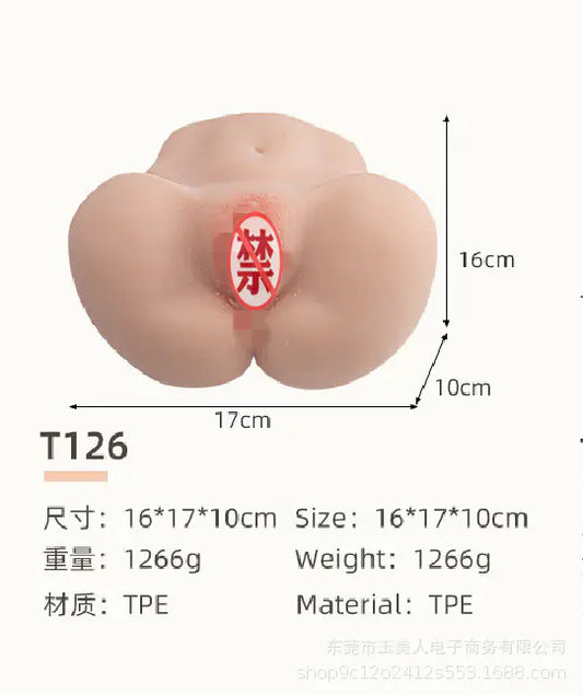 Wholesale Male Masturbator with Double Hole Design