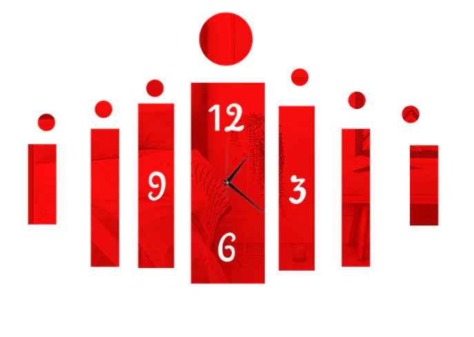 New Mirror Wall Clock - Stylish DIY Design