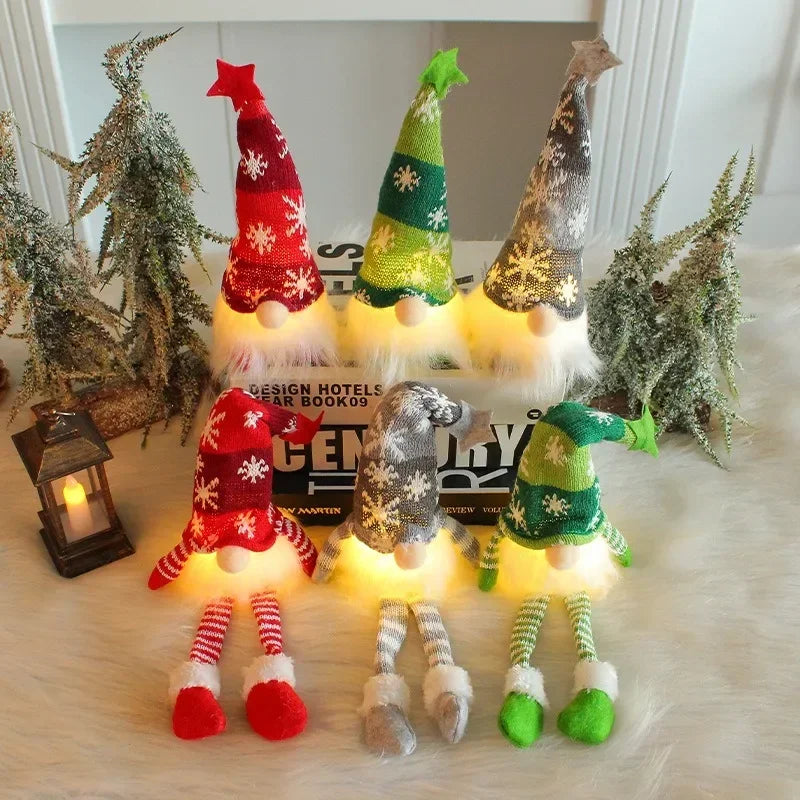 Enchanting LED Gnome Plush Ornaments™