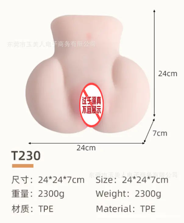 Wholesale Male Masturbator with Double Hole Design