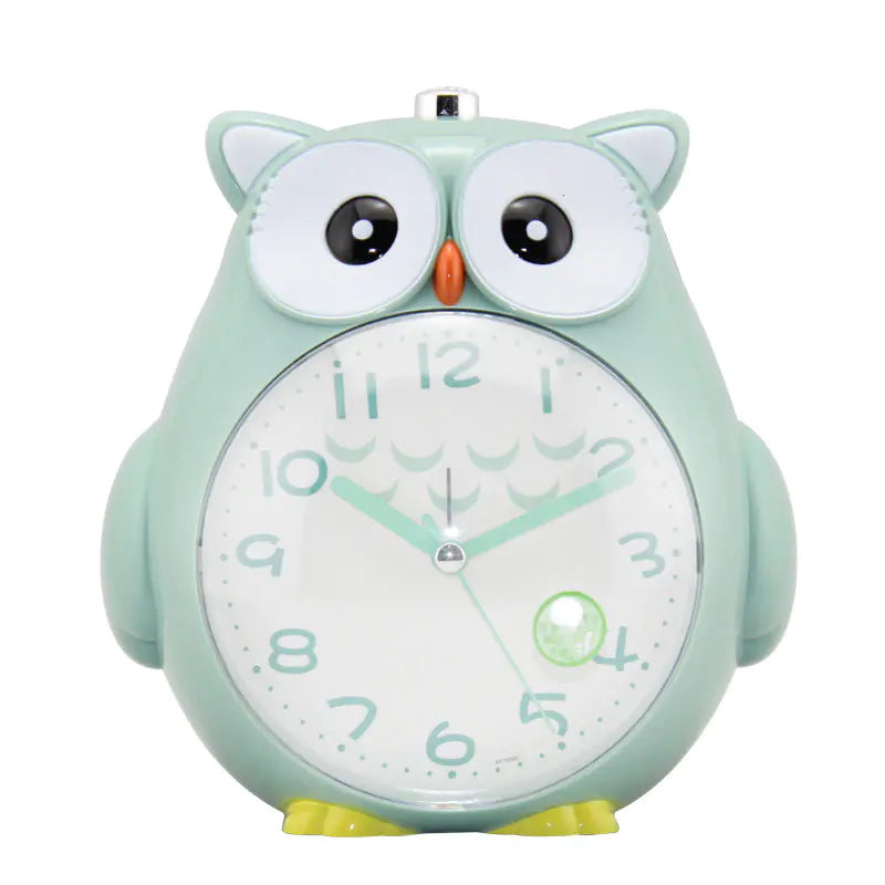 Creative Silent Alarm Clock for Kids with Night Light