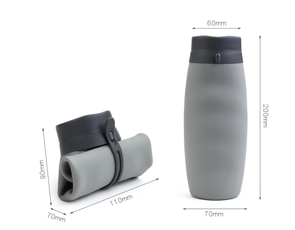 Portable Sports Water Bottle - Creative Silicone Folding Cup