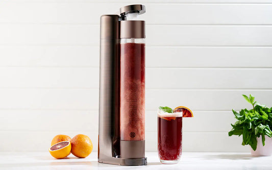 qarbo CLASSIC - Sparkling Water Maker and Fruit Infuser - Bronze