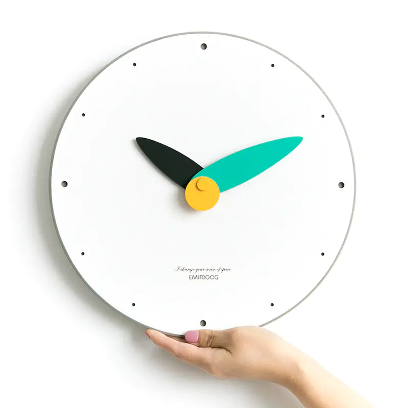12-Inch Modern Minimalist Silent Wall Clock for Home
