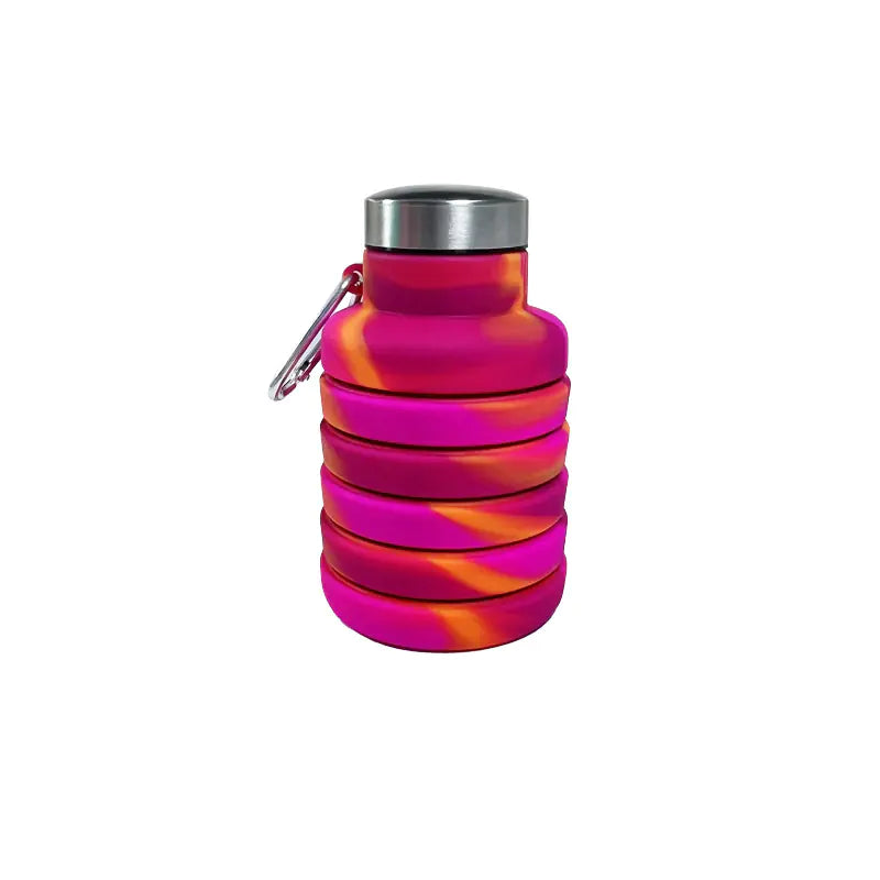 Portable Silicone Folding Water Bottle for Travel