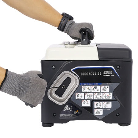 Portable Inverter Generator,1200W Ultra-quiet Gas Engine, EPA Compliant, Eco-Mode Feature, Ultra Lightweight For Backup Home Use  Camping  Item Code W46577461 First Available Date 2023-07-26 Return