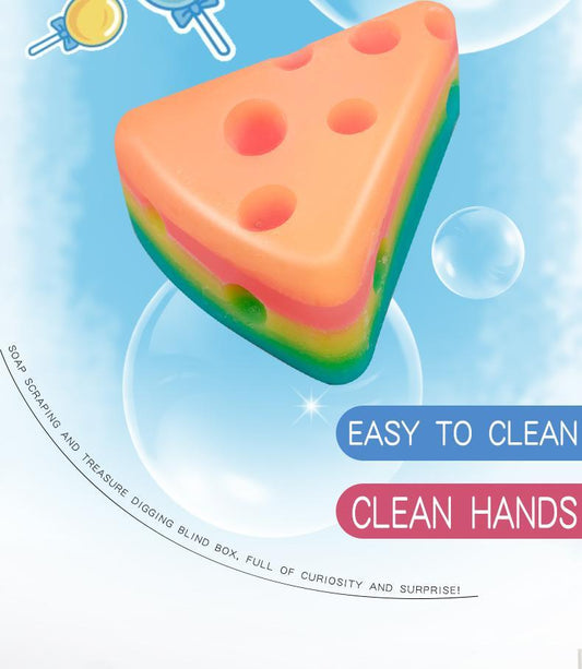 Rainbow Clay Cake, Safe And Non-toxic Materials, Suitable For Children And Teenagers, Children's Early Education Toys, Cognitive Training Toys