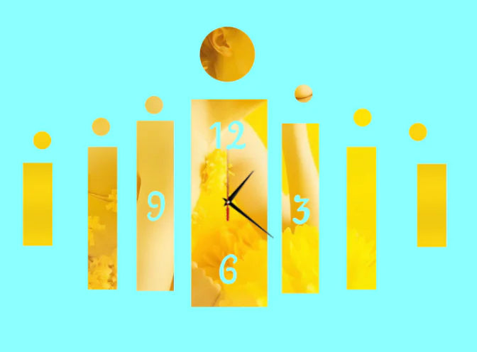 New Mirror Wall Clock - Stylish DIY Design