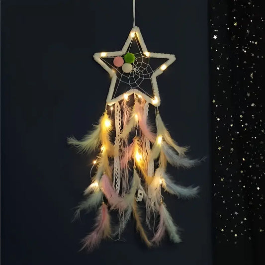 1pc Boho Dream Catcher Wall Hanging Home Decor Ornament