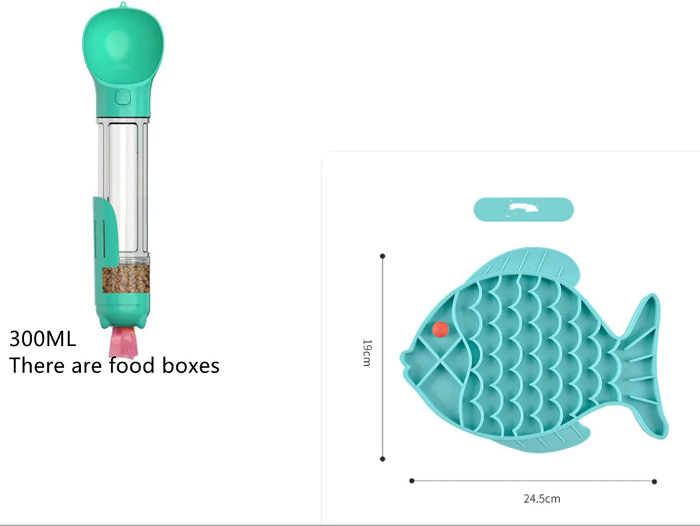 Silicone Slow Food Plate for Dogs and Pets