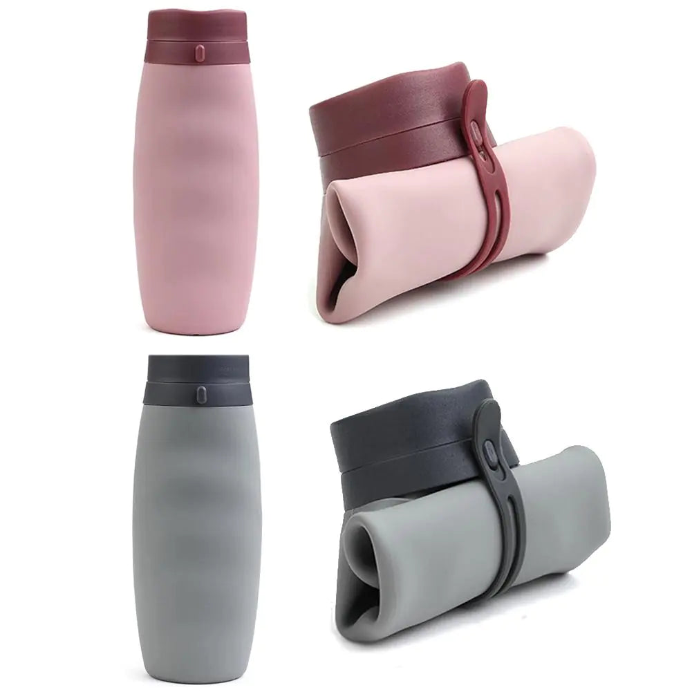Portable Sports Water Bottle - Creative Silicone Folding Cup