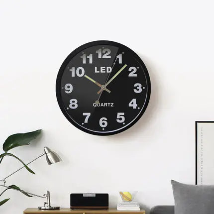 Modern LED Wall Clock - Silent & Creative Design